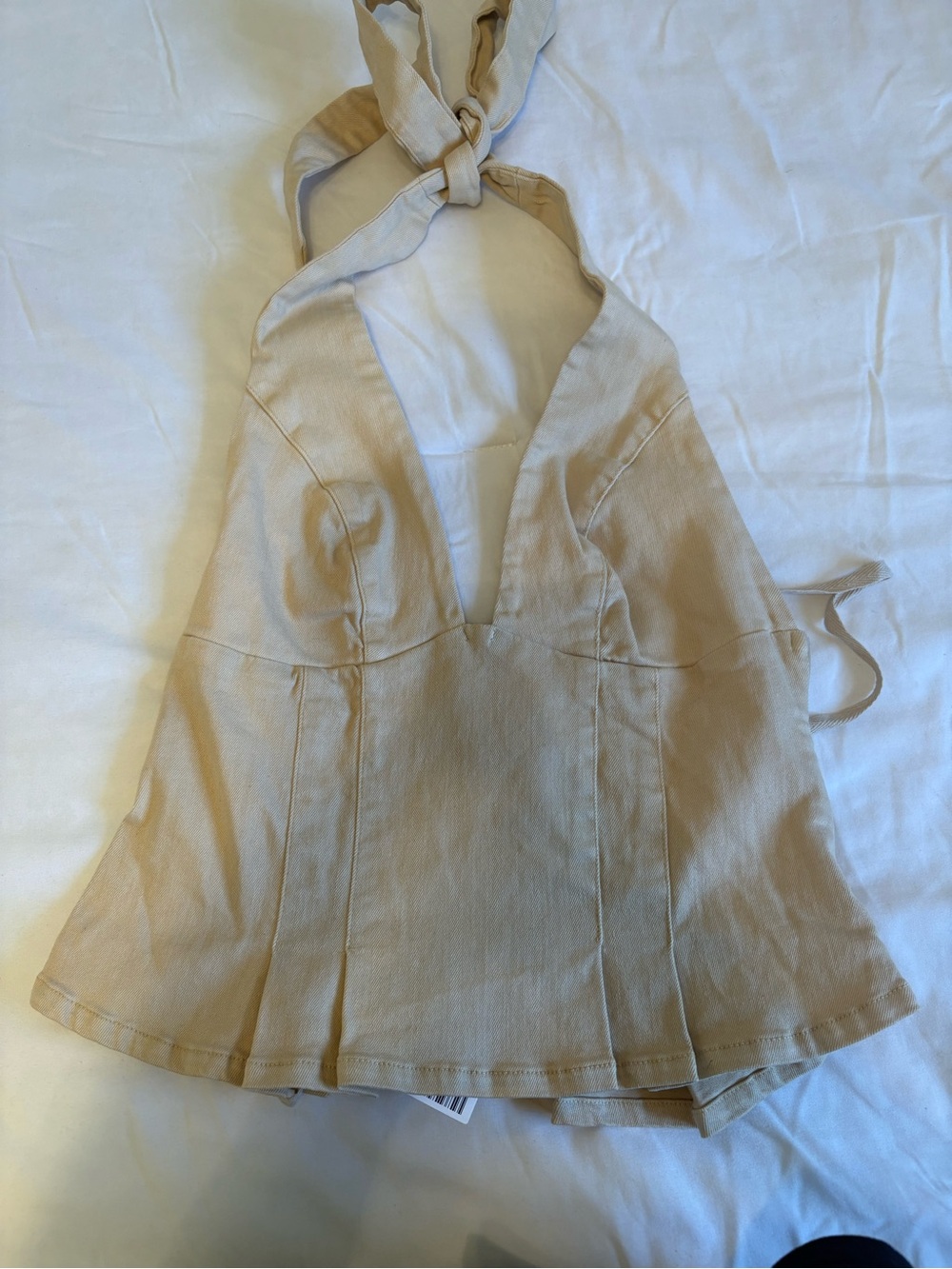 Urban Outfitters Beige Halter Top